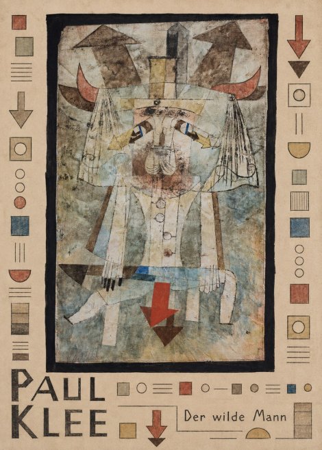 Paul Klee Der Wilde Mann No4 - Plakát