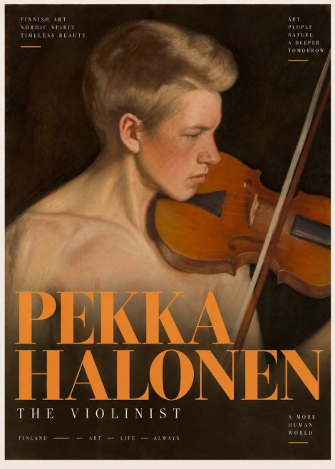Pekka Halonen The Violinist No6 - Plakát