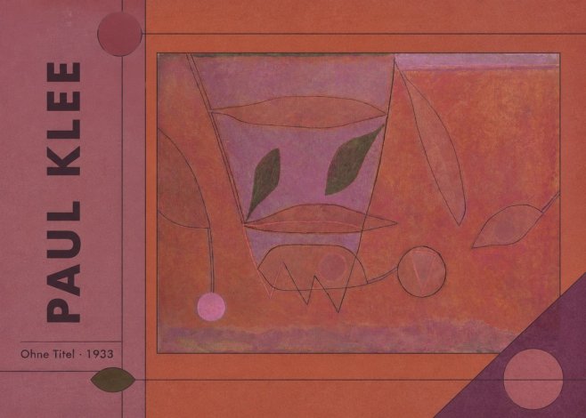 Paul Klee Ohne Titel II No5 - Plakát