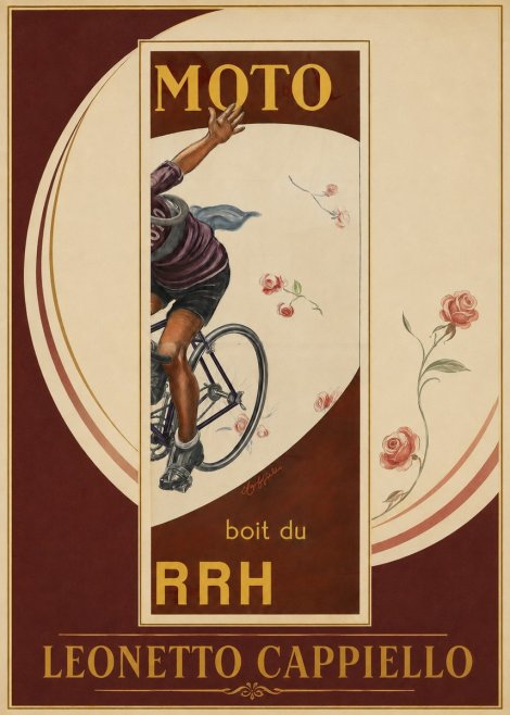 Leonetto Cappiello Moto Rrh No2 - Plakát