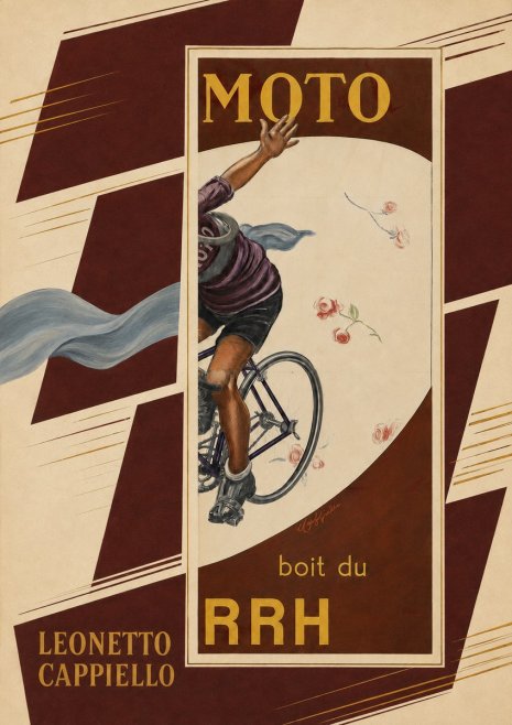 Leonetto Cappiello Moto Rrh No6 - Plakát