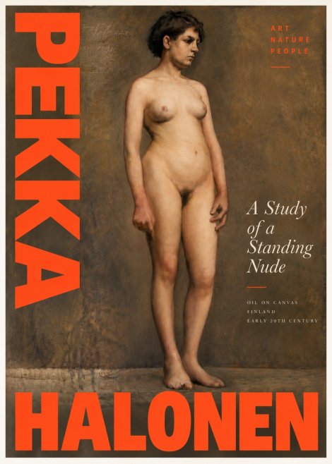 Pekka Halonen A Study of a Standing Nude No3 - Plakát