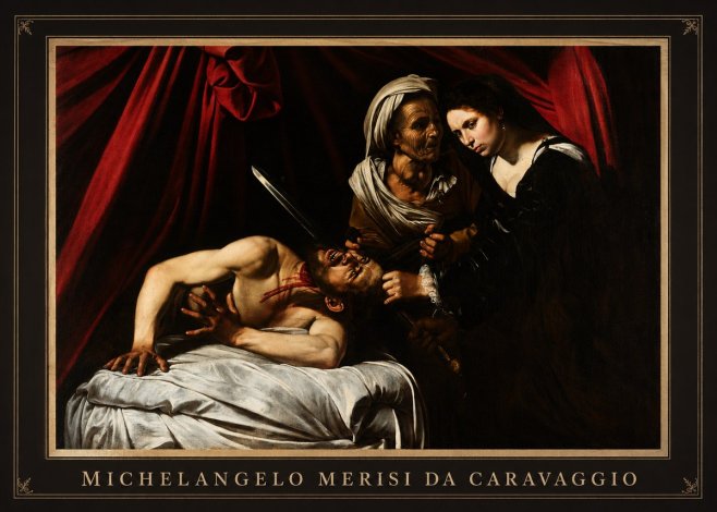 Michelangelo Merisi da Caravaggio Judith Beheading Holofernes III No1 - Plakát