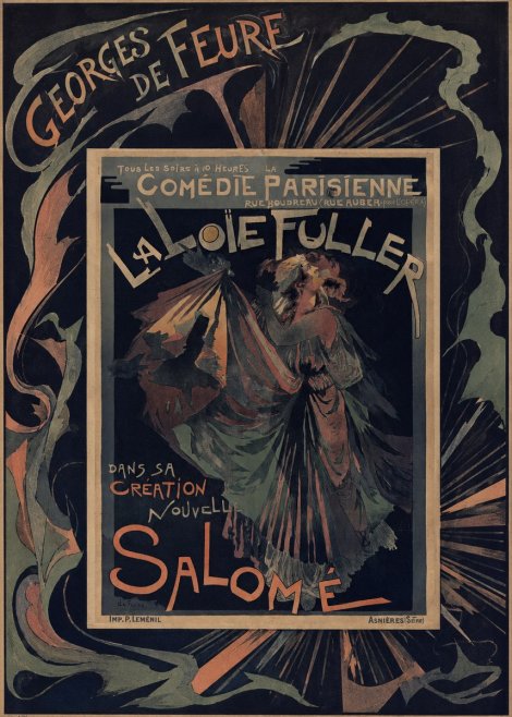 Georges de Feure La Loïe Fuller - Salomé III No4 - Plakát