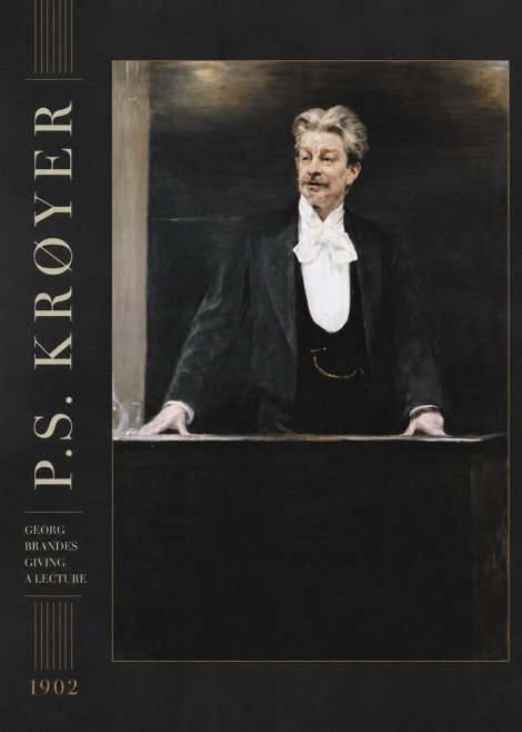 P.S. Krøyer Georg Brandes Giving a Lecture No2 - Plakát