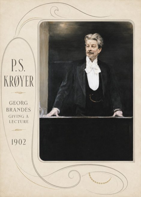 P.S. Krøyer Georg Brandes Giving a Lecture No4 - Plakát