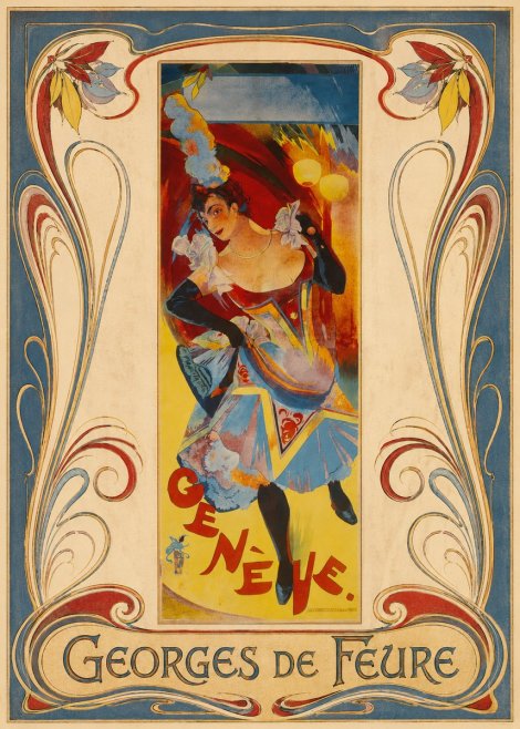 Georges de Feure Genève No1 - Plakát