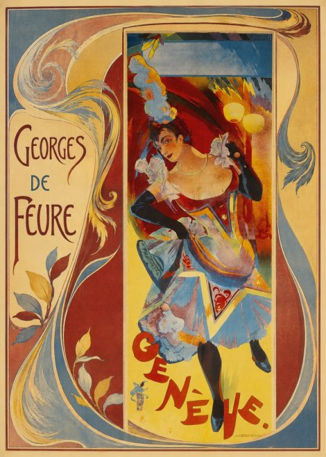Georges de Feure Genève No4 - Plakát