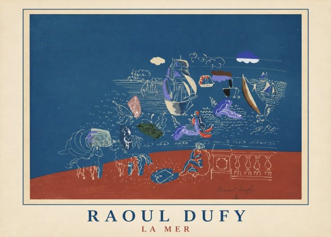 Raoul Dufy La Mer No4 - Plakát