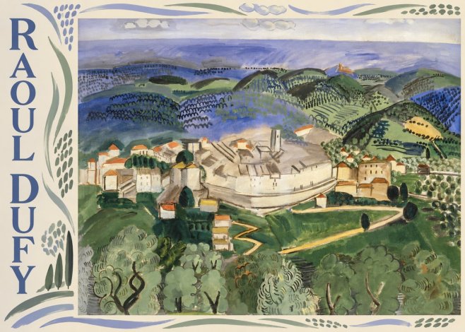 Raoul Dufy Vue De Vence No2 - Plakát