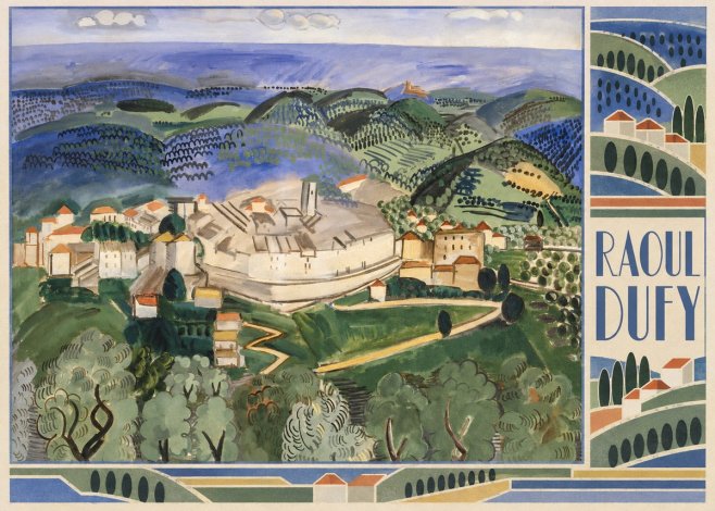 Raoul Dufy Vue De Vence No5 - Plakát