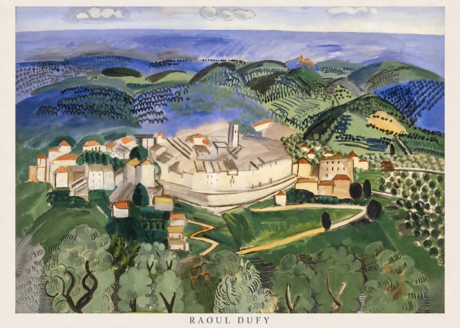 Raoul Dufy Vue De Vence No6 - Plakát