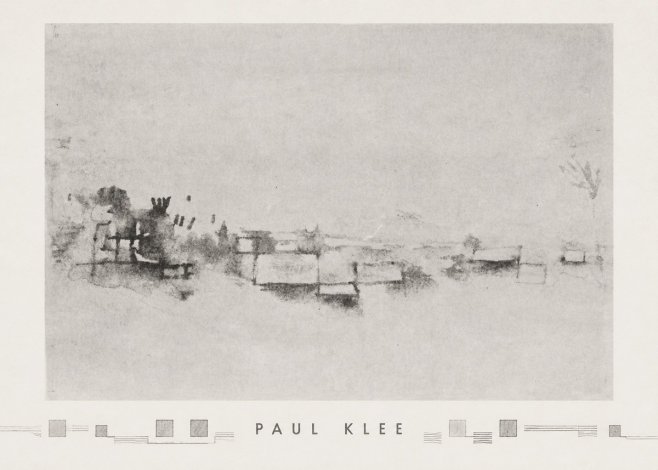 Paul Klee View of the Valley No3 - Plakát