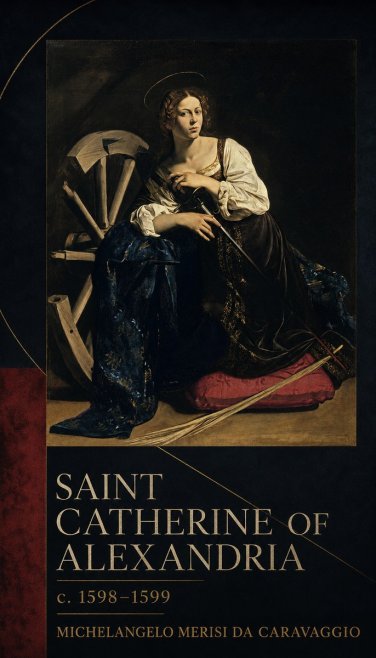 Michelangelo Merisi da Caravaggio Saint Catherine of Alexandria II No6 - Plakát