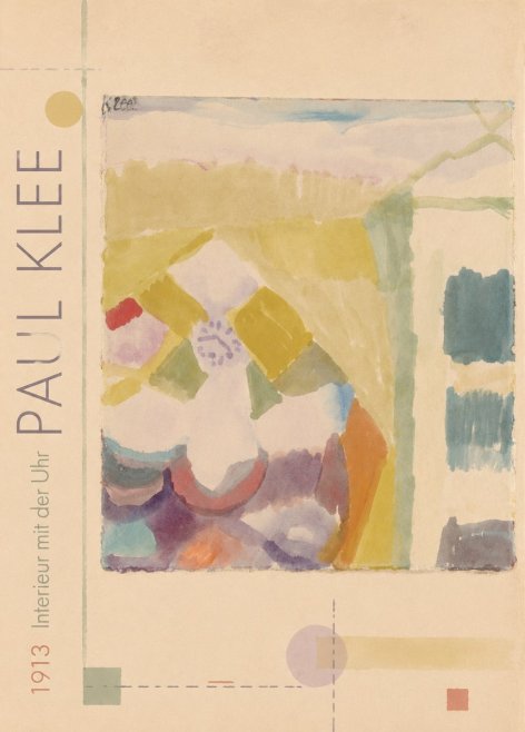 Paul Klee Interieur Mit Der Uhr I No2 - Plakát