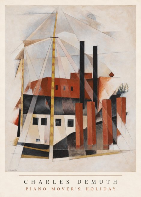 Charles Demuth Piano Mover's Holiday No6 - Plakát