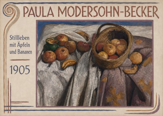 Paula Modersohn-Becker Stillleben Mit Äpfeln Und Bananen No1 - Plakát