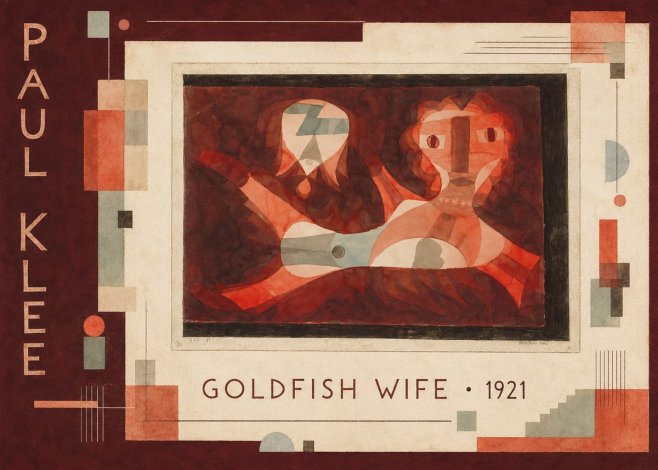 Paul Klee Goldfish Wife No2 - Plakát