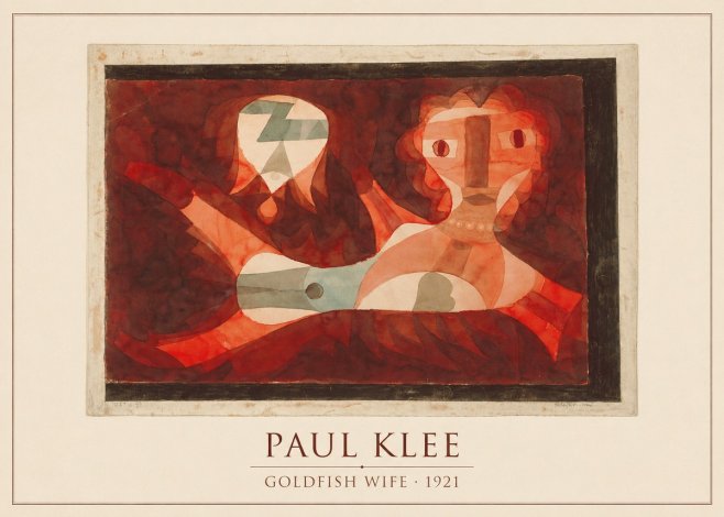 Paul Klee Goldfish Wife No5 - Plakát