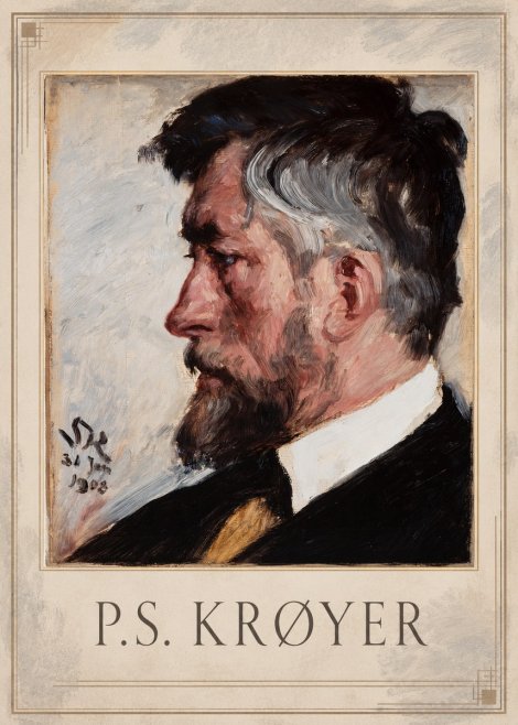 P.S. Krøyer Self-portrait IV No1 - Plakát
