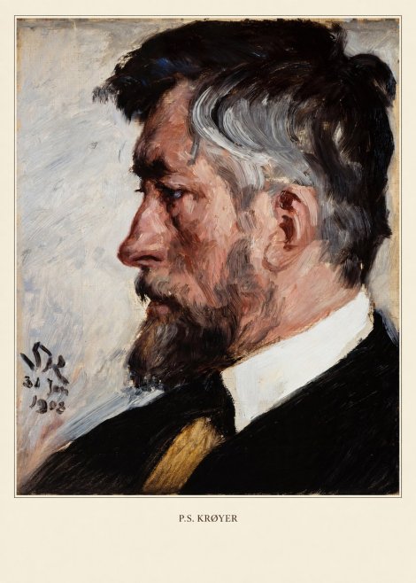 P.S. Krøyer Self-portrait IV No5 - Plakát