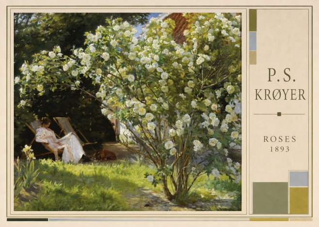 P.S. Krøyer Roses No3 - Plakát