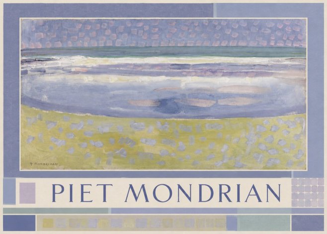 Piet Mondrian The Sea No1 - Plakát