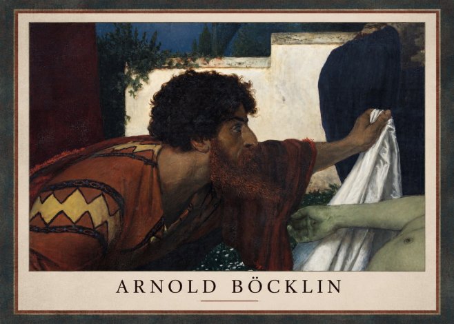 Arnold Böcklin Compianto Sul Cristo Morto No4 - Plakát