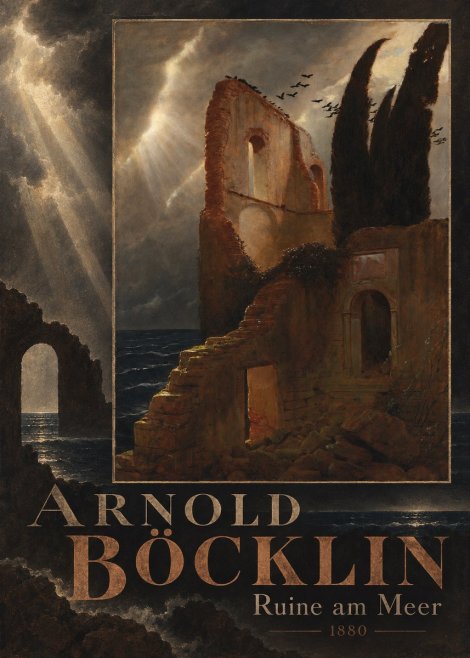 Arnold Böcklin Ruine Am Meer II No6 - Plakát