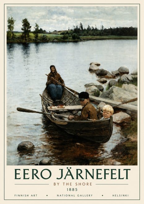Eero Järnefelt By the Shore No6 - Plakát
