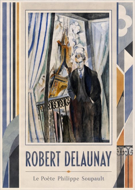 Robert Delaunay Le Poète Philippe Soupault No1 - Plakát