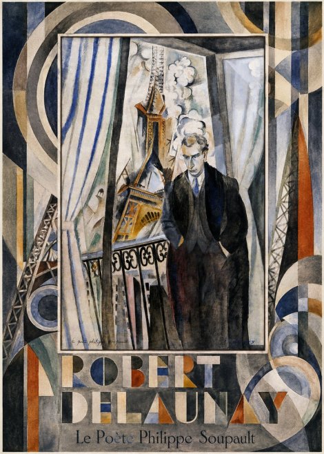 Robert Delaunay Le Poète Philippe Soupault No4 - Plakát