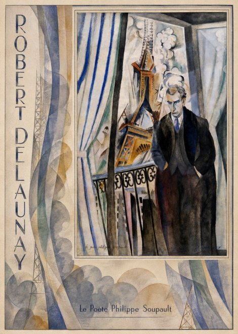 Robert Delaunay Le Poète Philippe Soupault No6 - Plakát