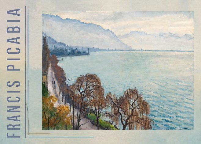 Francis Picabia Lac Léman No2 - Plakát