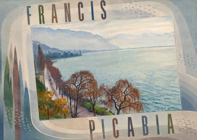 Francis Picabia Lac Léman No6 - Plakát