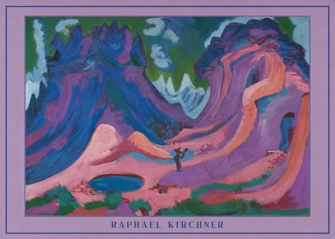 Raphael Kirchner Mountain Landscape II No3 - Plakát