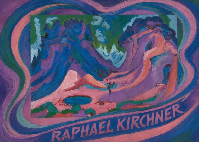 Raphael Kirchner Mountain Landscape II No4 - Plakát