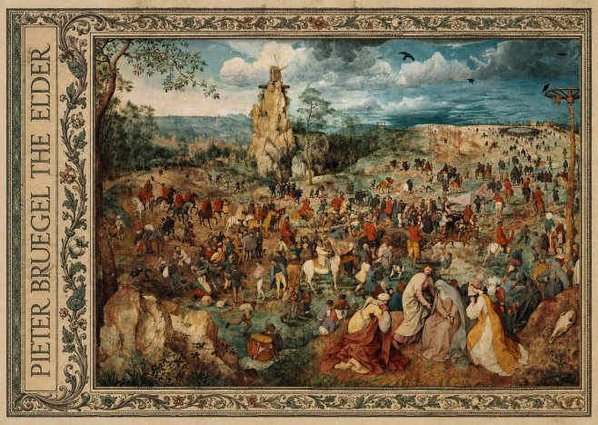 Pieter Bruegel The Procession to Calvary No2 - Plakát