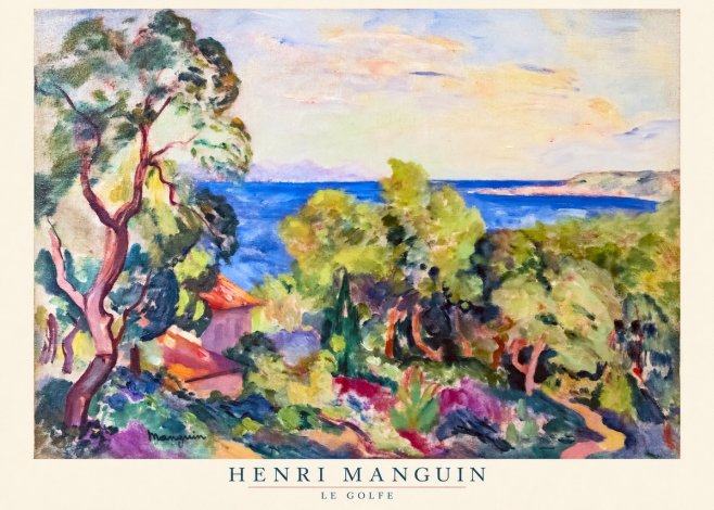 Henri Manguin Le Golfe No6 - Plakát
