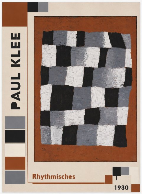 Paul Klee Rhythmisches No2 - Plakát