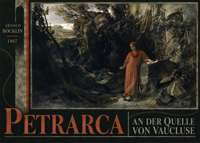 Arnold Böcklin Petrarca an Der Quelle Von Vaucluse No6 - Plakát
