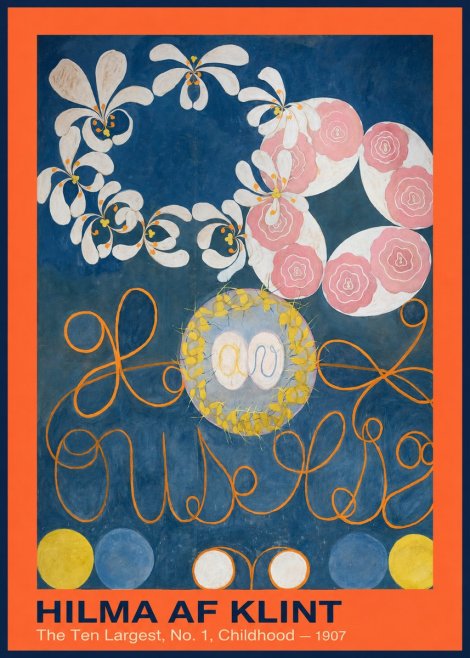 Hilma af Klint The Ten Largest, No. 1, Childhood I No2 - Plakát