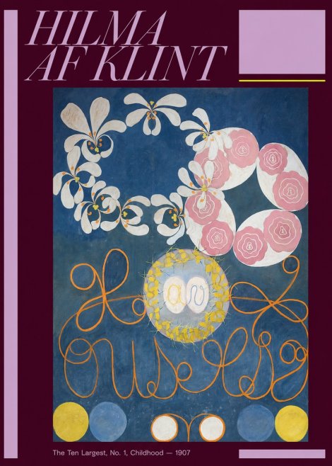 Hilma af Klint The Ten Largest, No. 1, Childhood I No6 - Plakát