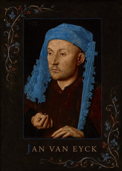 Jan van Eyck Portrait of a Man (Léal Souvenir) No3 - Plakát