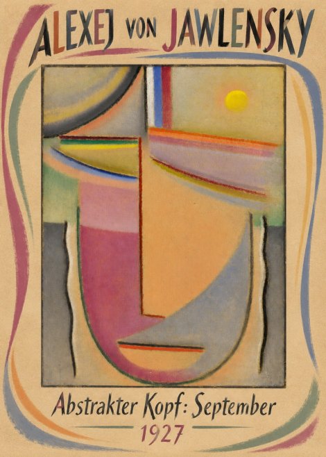 Alexej von Jawlensky Abstrakter Kopf: September No3 - Plakát