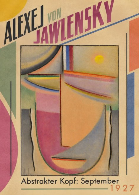 Alexej von Jawlensky Abstrakter Kopf: September No5 - Plakát