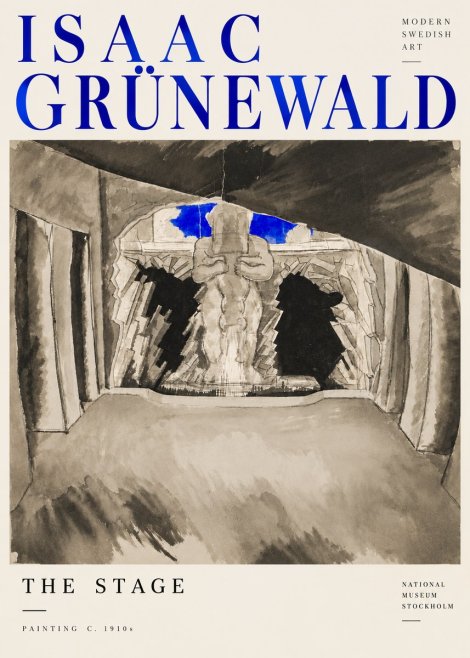 Isaac Grünewald The Stage No6 - Plakát