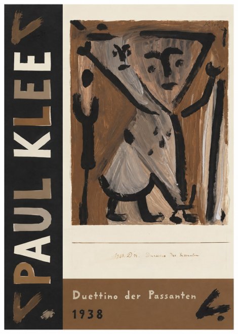 Paul Klee Duettino Der Passanten No2 - Plakát