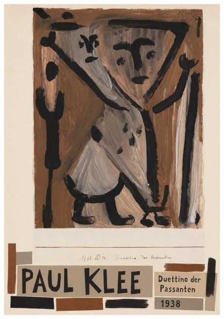 Paul Klee Duettino Der Passanten No4 - Plakát