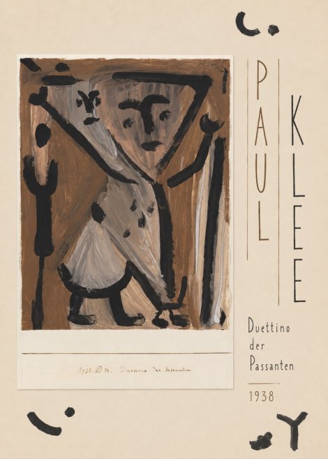 Paul Klee Duettino Der Passanten No5 - Plakát